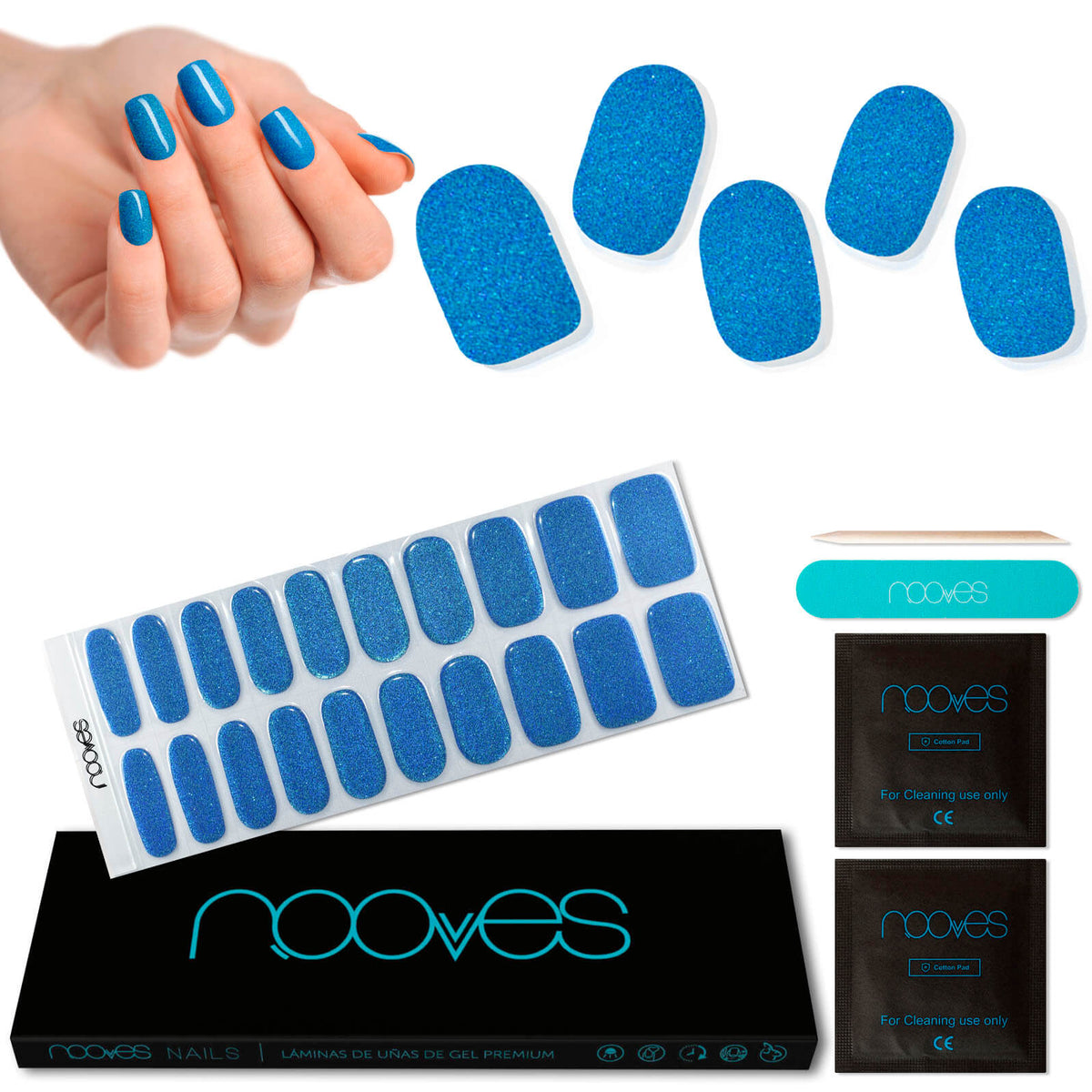 Láminas de Gel  - Sea Water - Nooves Nails